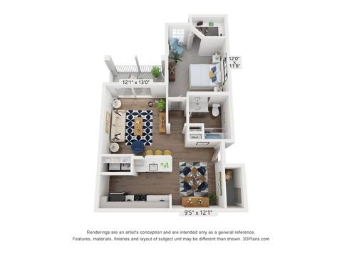 Floorplan A1 layout