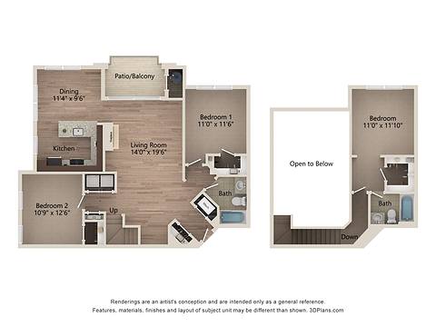 Floorplan C1 layout