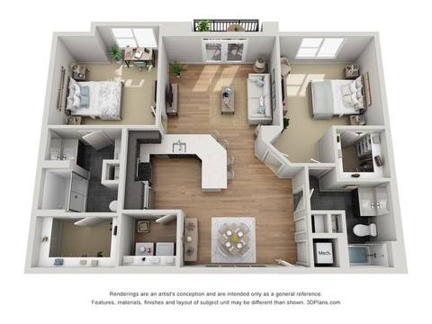 Floorplan B3 layout