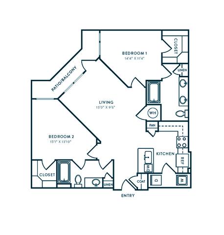 Floorplan B2 layout