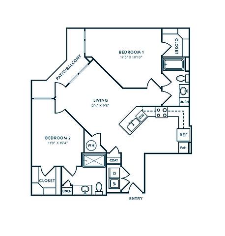 Floorplan B1 Attainable layout