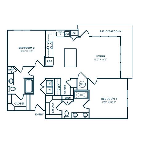 Floorplan B6 layout