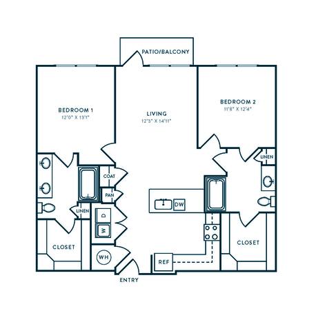 Floorplan B3 layout