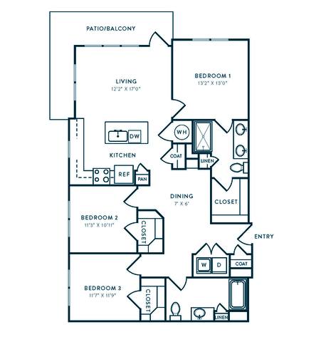 Floorplan C2 layout