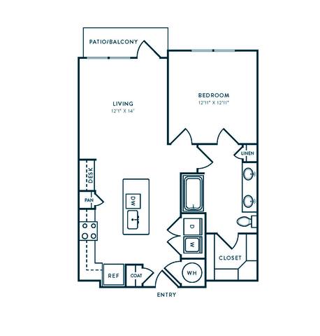 Floorplan A2 layout