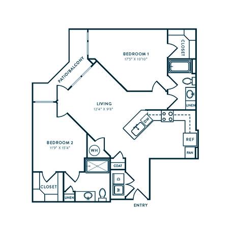 Floorplan B1 layout