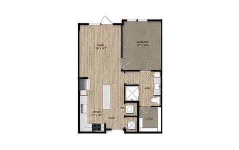 Floorplan A2 layout