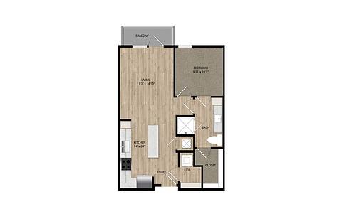Floorplan A1 layout