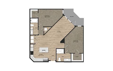 Floorplan B3 ANSI layout