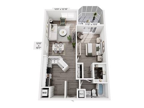 Floorplan A1 layout
