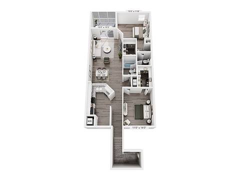 Floorplan B2 layout