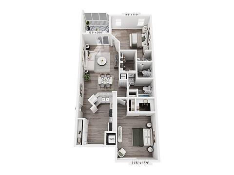 Floorplan B1 layout
