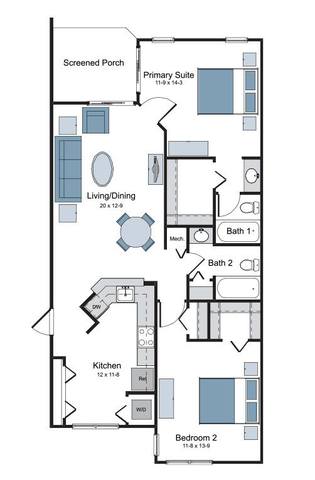Floorplan B1 layout