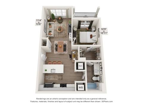 Floorplan A1 layout