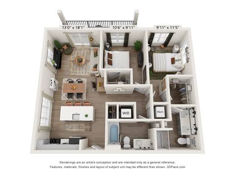 Floorplan B1.2 layout