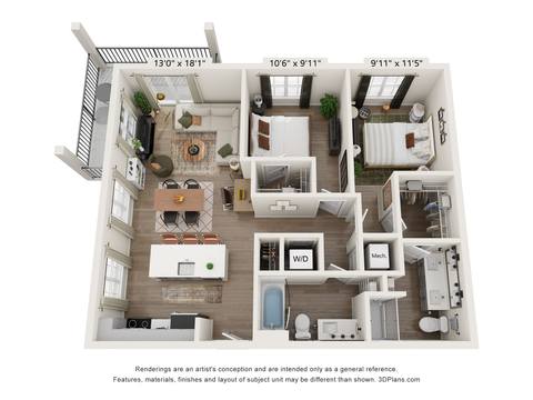 Floorplan B1.1 layout
