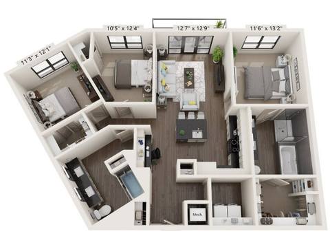 Floorplan C3 layout