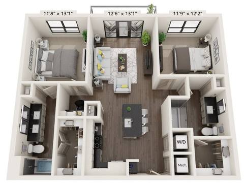 Floorplan B1 layout