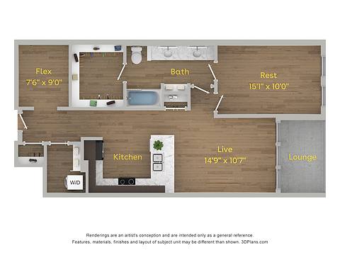 Floorplan A1.1 layout