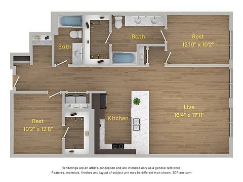Floorplan B8 layout