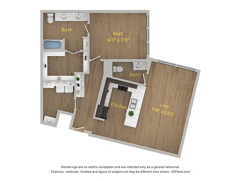 Floorplan A2 layout