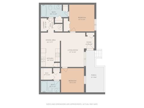 Floorplan B1R layout