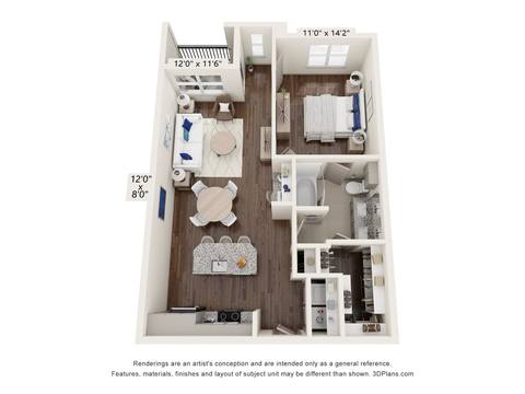 Floorplan A1 layout