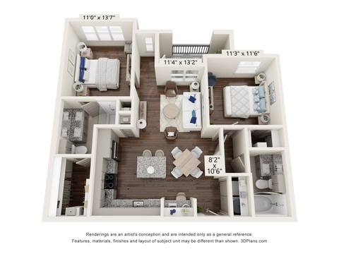 Floorplan B1 layout