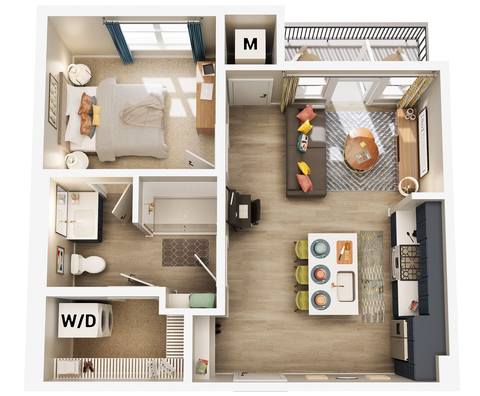 Floorplan A1 layout