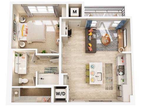 Floorplan A2 layout
