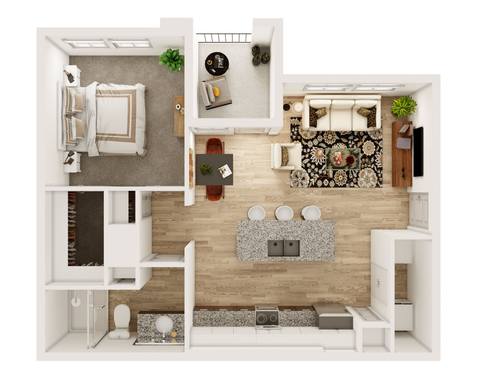 Floorplan A3-1-G layout