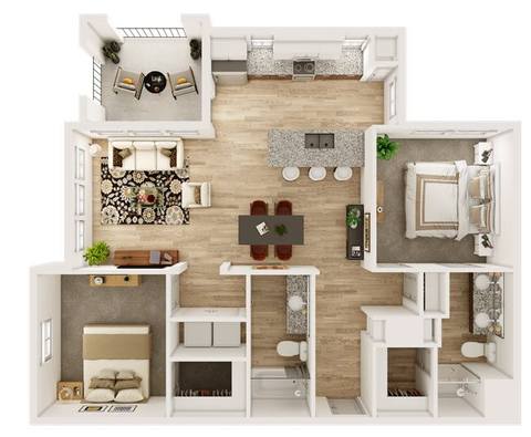 Floorplan B2.2 layout