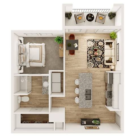 Floorplan A2.1S layout