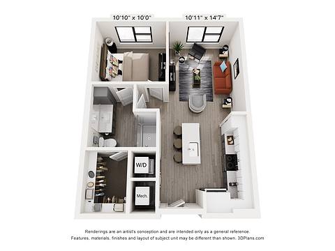 Floorplan A1 layout