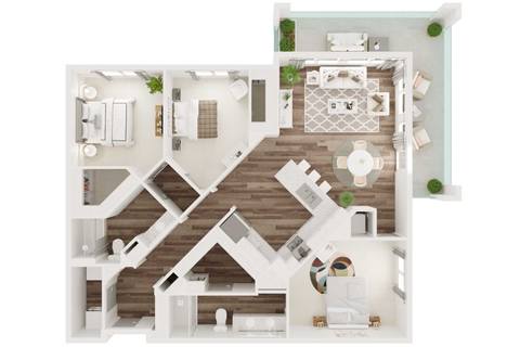 Floorplan C1 layout