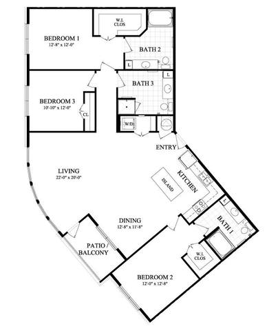 Floorplan C1 layout