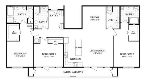 Floorplan C2 layout