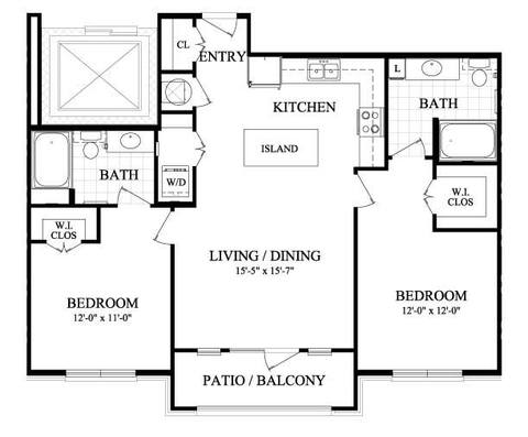 Floorplan B2 layout