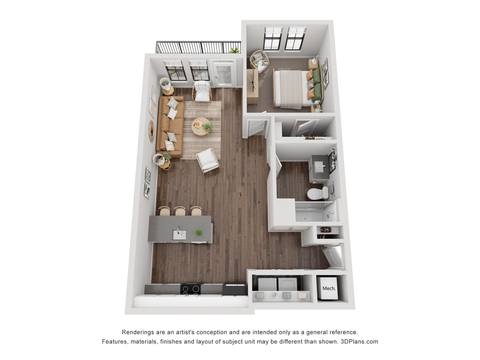 Floorplan A1 layout