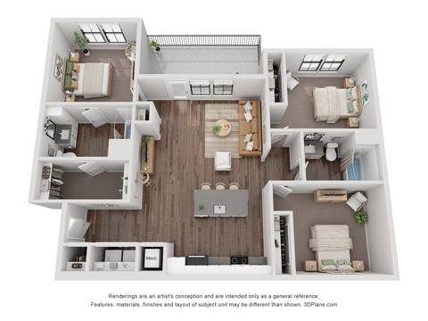 Floorplan C2 layout