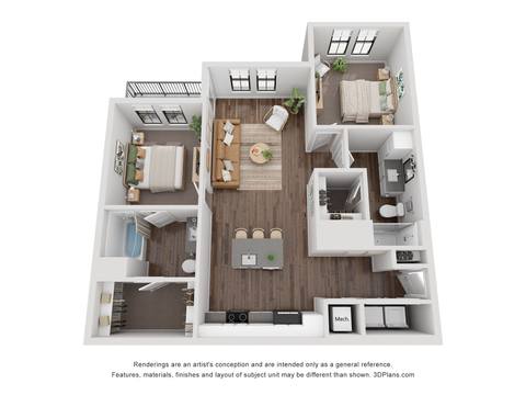 Floorplan B1 layout