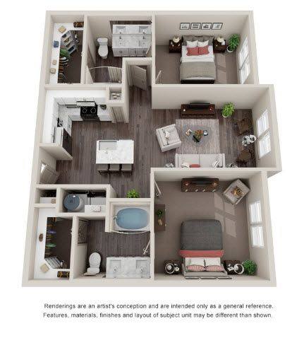 Floorplan B2 layout