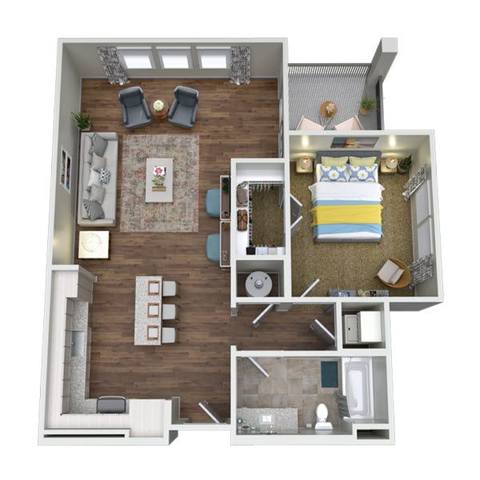 Floorplan A2 Ambiance layout