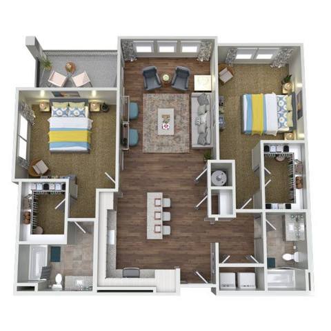 Floorplan B2 Vibe layout