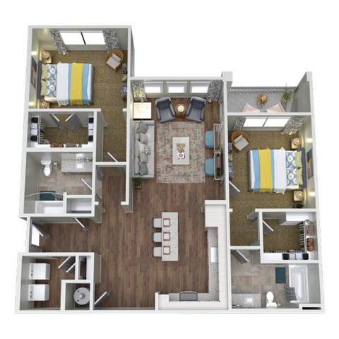 Floorplan B1 Vibe layout