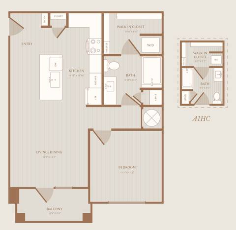Floorplan A1 layout