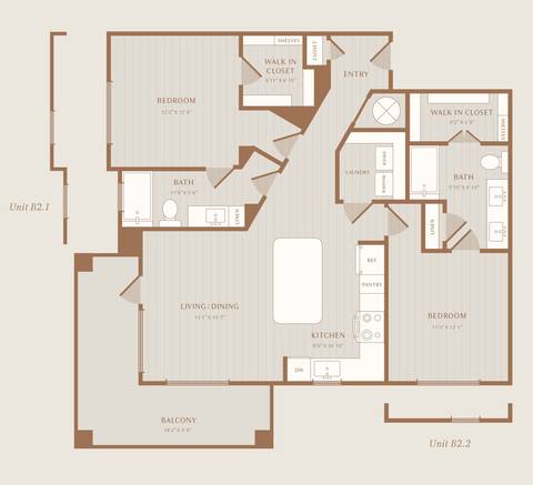 Floorplan B2 layout