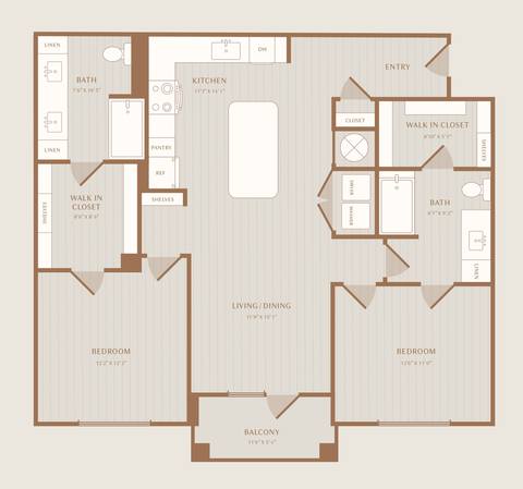 Floorplan B3HC layout