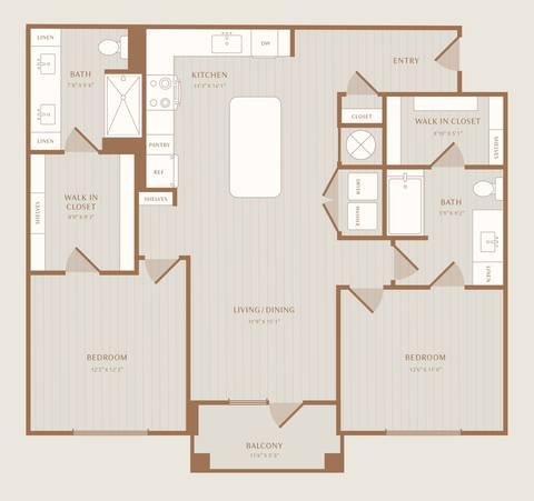 Floorplan B3 layout