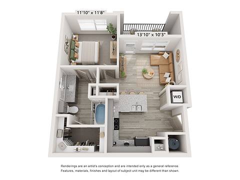 Floorplan A1 layout